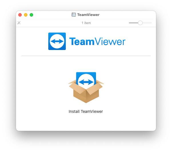 在 MacOS上安装TeamViewer