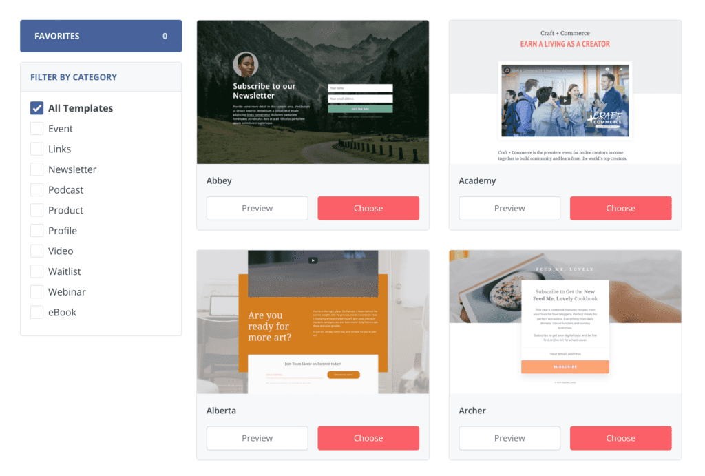 ConvertKit制作登录页图文教程