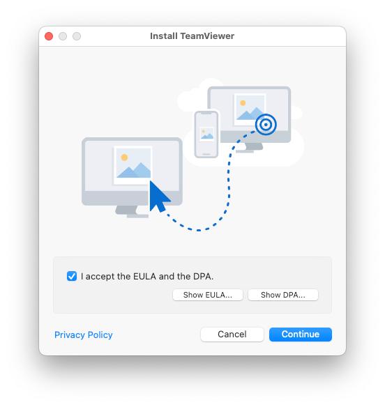 在 MacOS上安装TeamViewer
