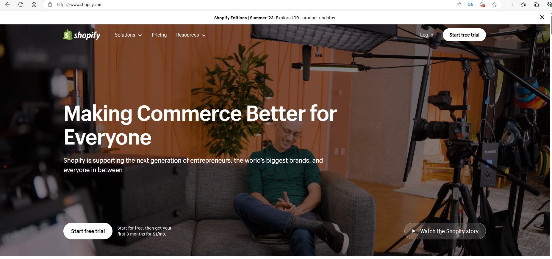 shopify官网
