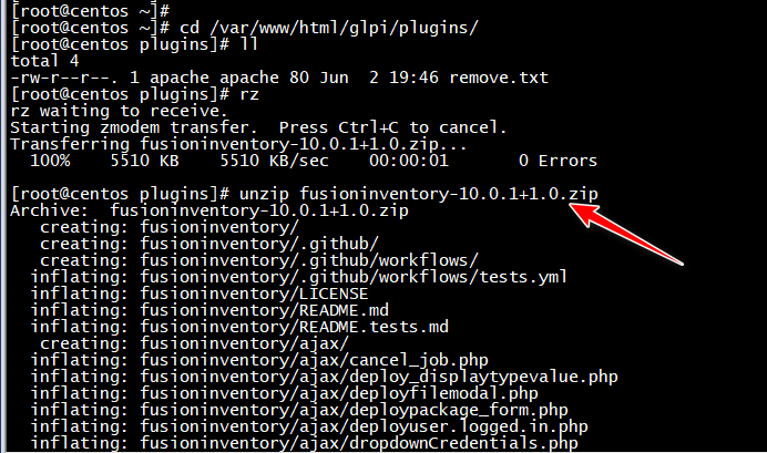 安装fusioninventory插件