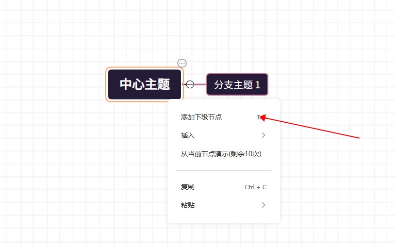 GitMind添加节点
