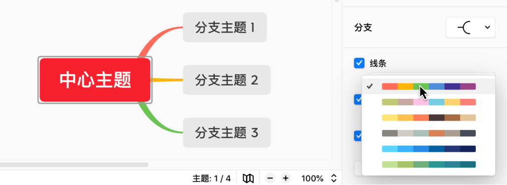 彩虹分支