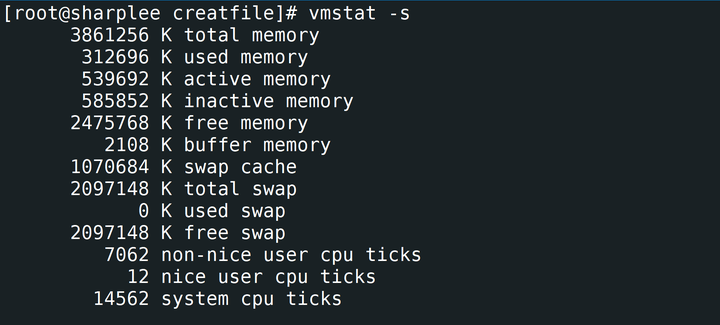 vmstat命令