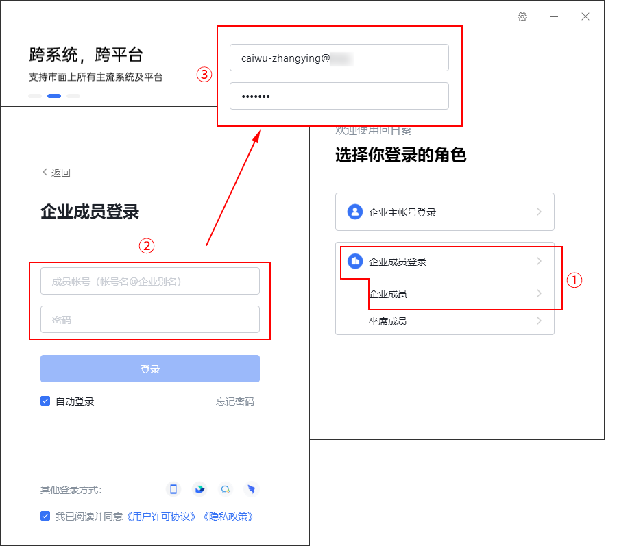 向日葵远程控制角色设置方法