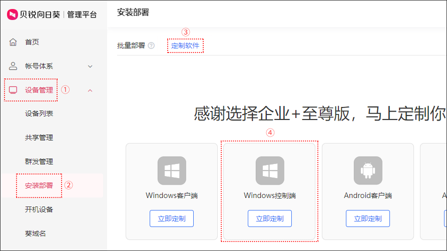 向日葵远程控制Windows版软件定制 