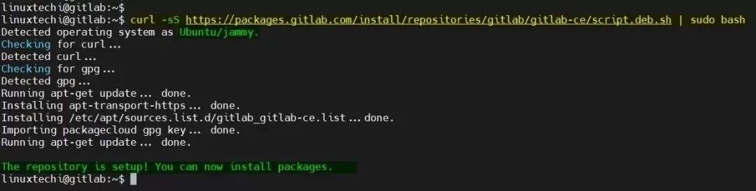 Ubuntu安装GitLab教程