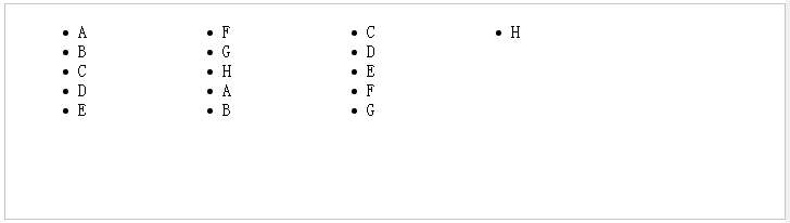 CSS无序列表项