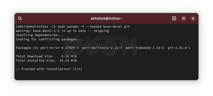 Arch Linux安装和使用Yay教程