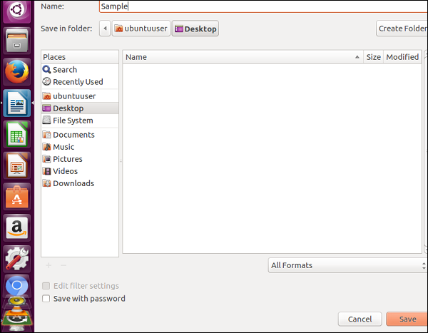 Ubuntu Word Writer