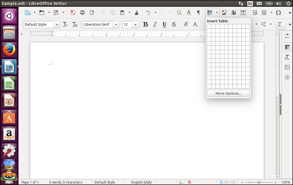 Ubuntu Word Writer