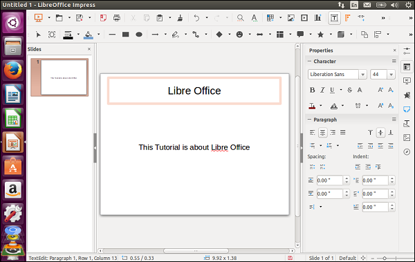Ubuntu LibreOffice