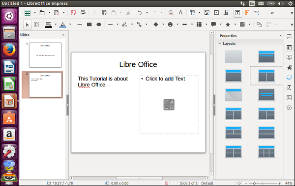 Ubuntu LibreOffice