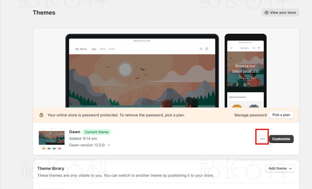 Shopify添加模板