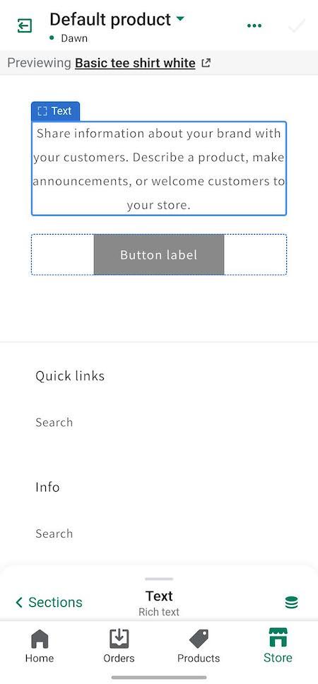 Shopify自定义模板