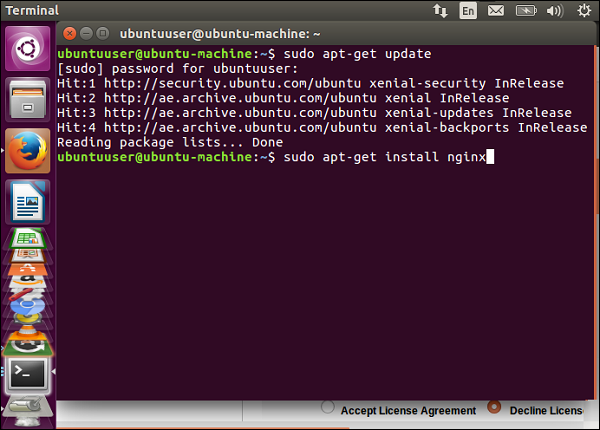 Ubuntu Nginx服务器安装