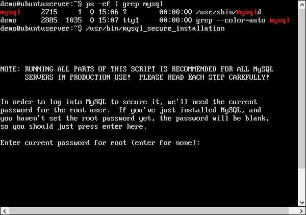 Ubuntu安装MySQL