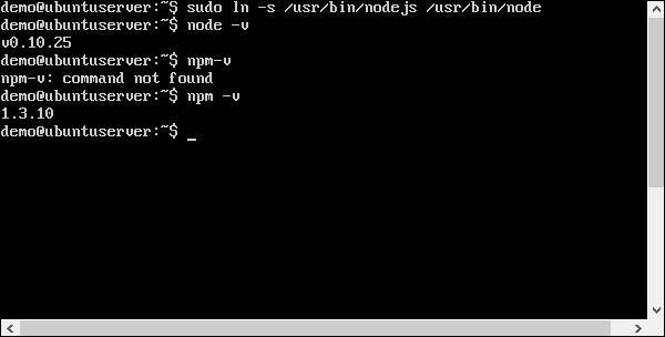 Ubuntu安装Node.js