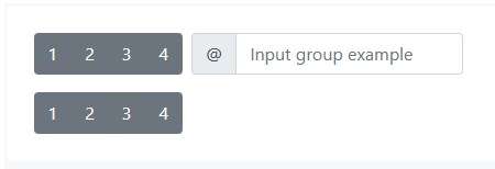 Bootstrap按钮组