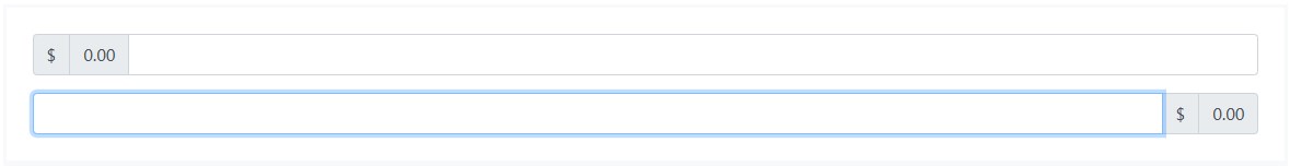 Bootstrap输入组