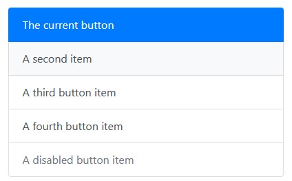 Bootstrap列表组
