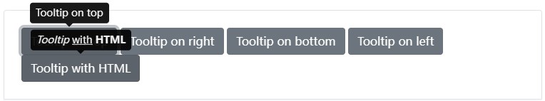 Bootstrap工具提示