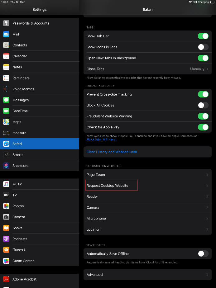 在iPad上加载正确的QuickSupport