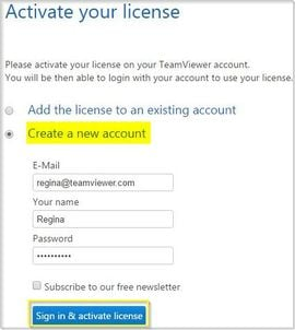 TeamViewer v11和v12许可证