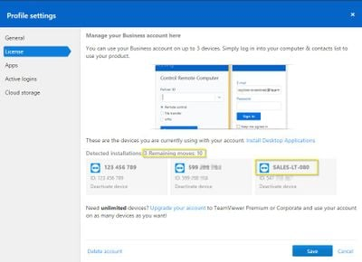 TeamViewer v11和v12许可证