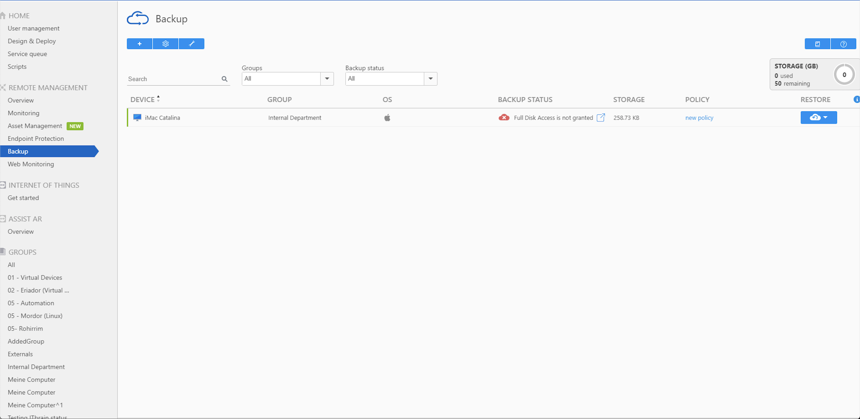 TeamViewer全磁盘访问权限