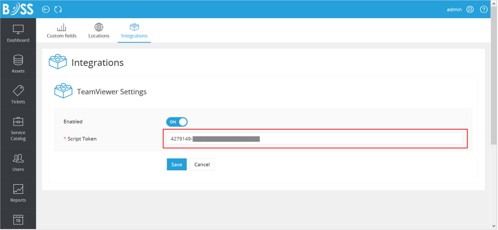 启用TeamViewer-BOSS集成