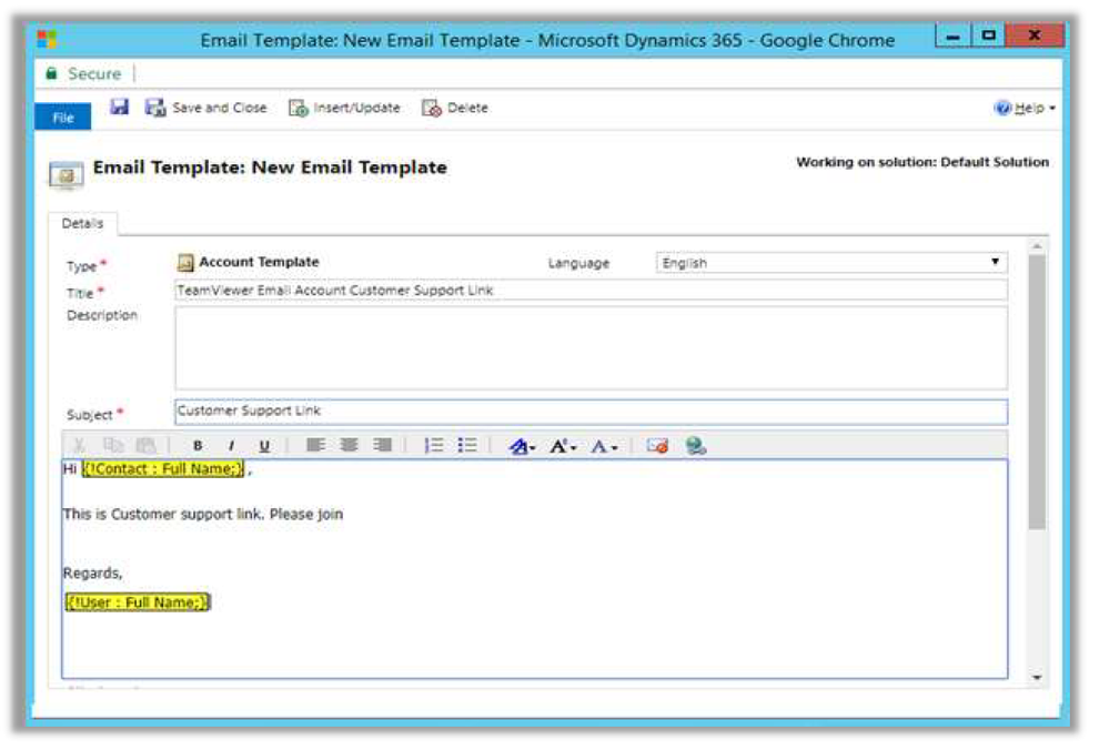 TeamViewer Dynamics集成