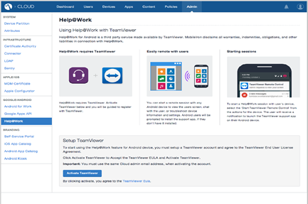 TeamViewer Mobile Iron