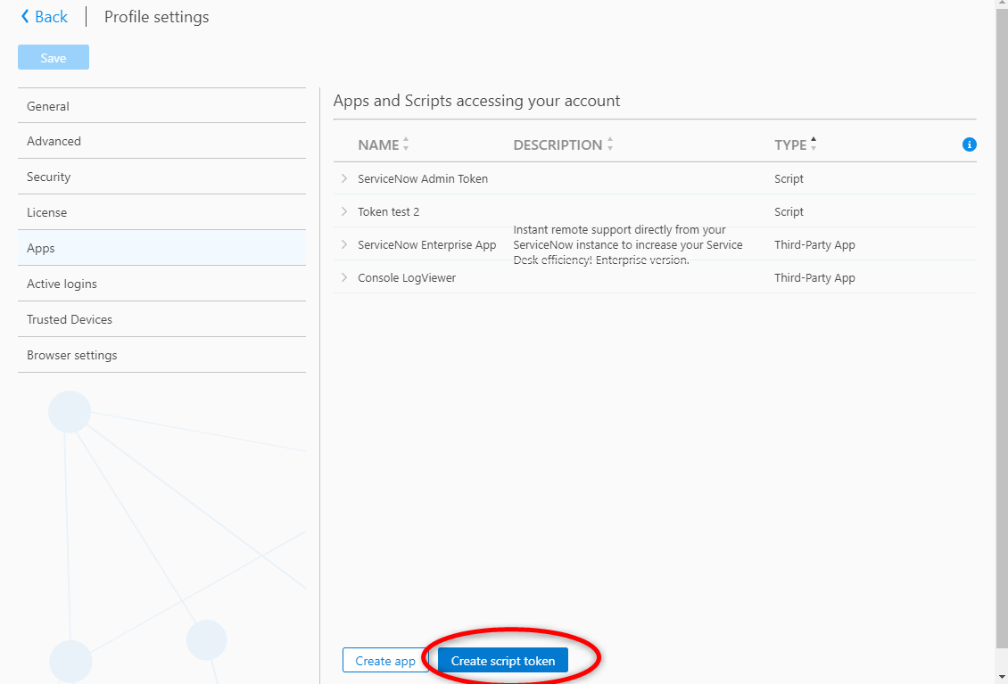 TeamViewer ServiceNow