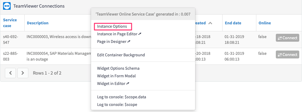 TeamViewer ServiceNow