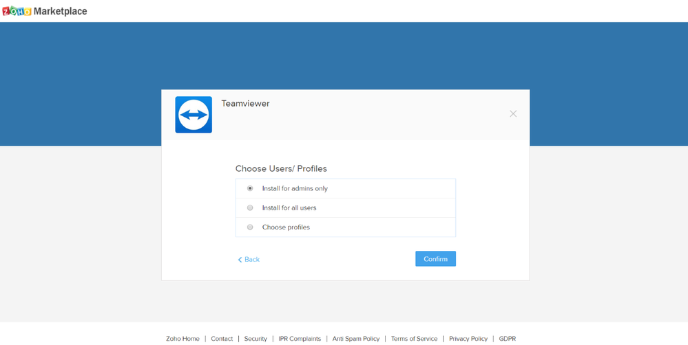 TeamViewer Zoho CRM