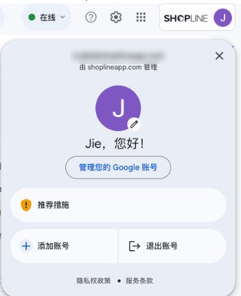 SHOPLINE获取邮箱授权码