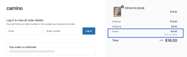 SHOPLINE积分抵扣