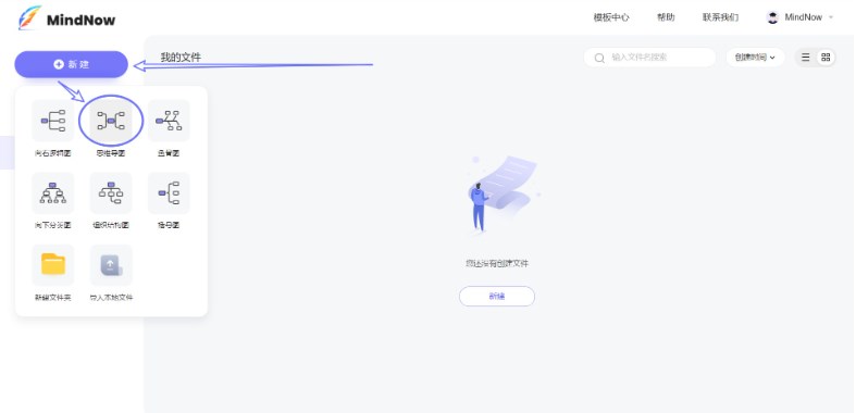 MindNow创建思维导图