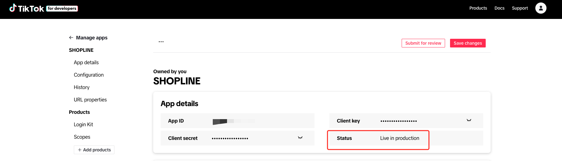 SHOPLINE TikTok快速登录