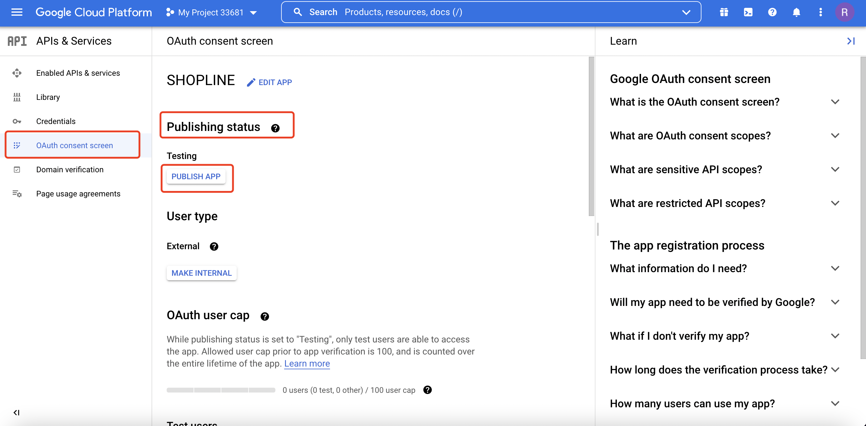 SHOPLINE Google快速登录