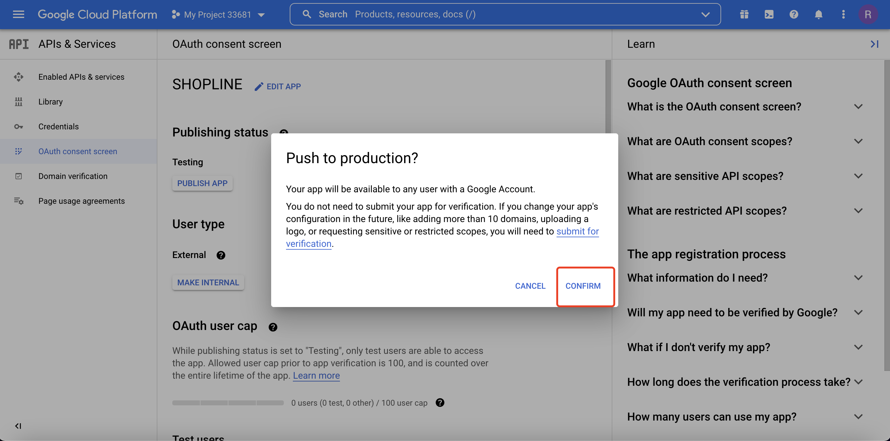 SHOPLINE Google快速登录