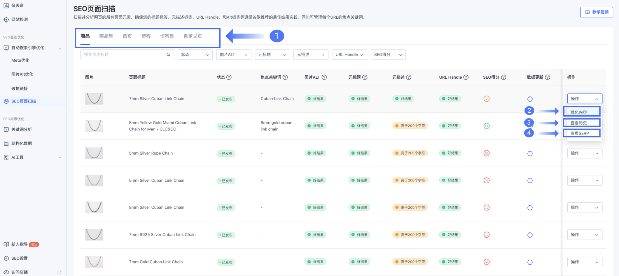 SHOPLINE EasyRank SEO