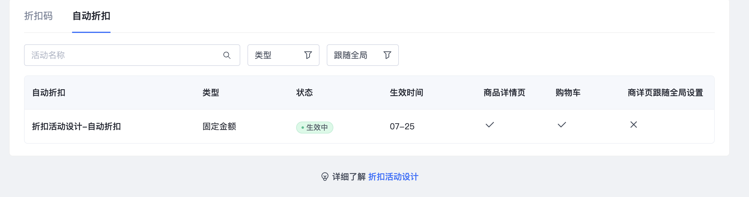 SHOPLINE折扣活动设计