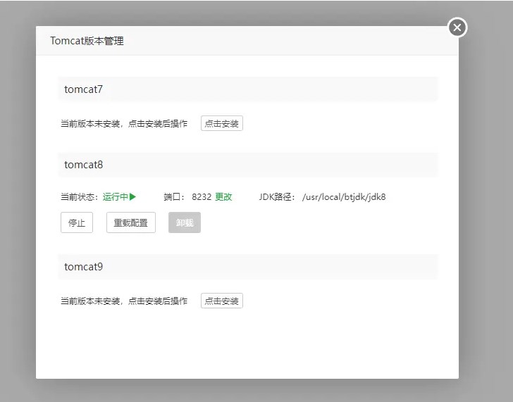 宝塔Java环境