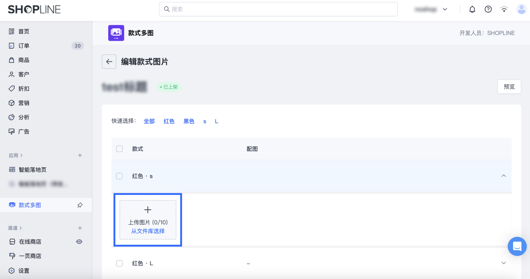 SHOPLINE款式多图