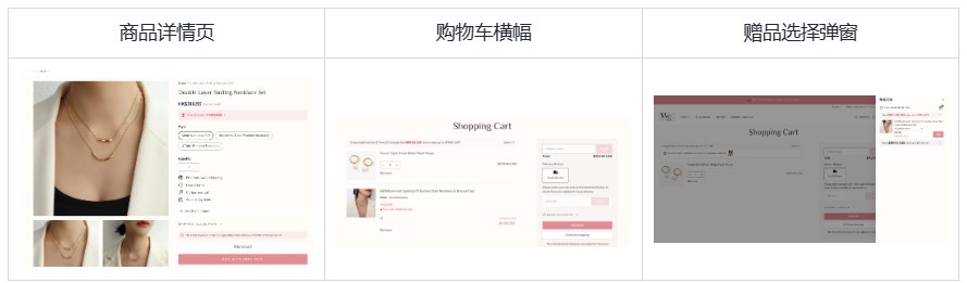 SHOPLINE赠品活动