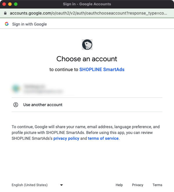 SHOPLINE Google授权