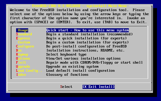 FreeBSD安装