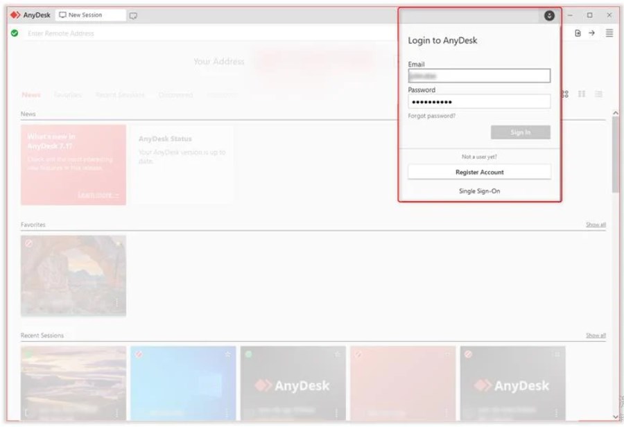 AnyDesk许可证密钥激活
